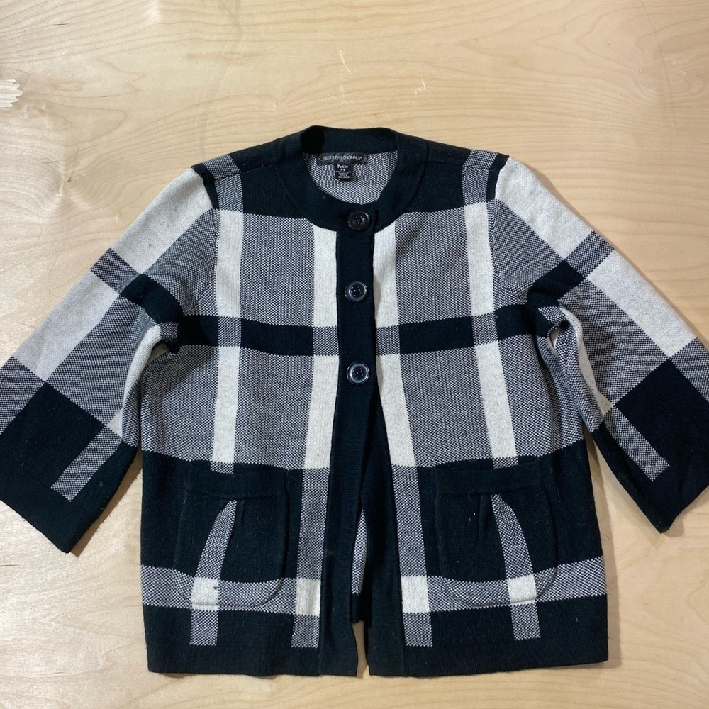 Designer’s Original Sweater Blazer Small/Petite (BT)